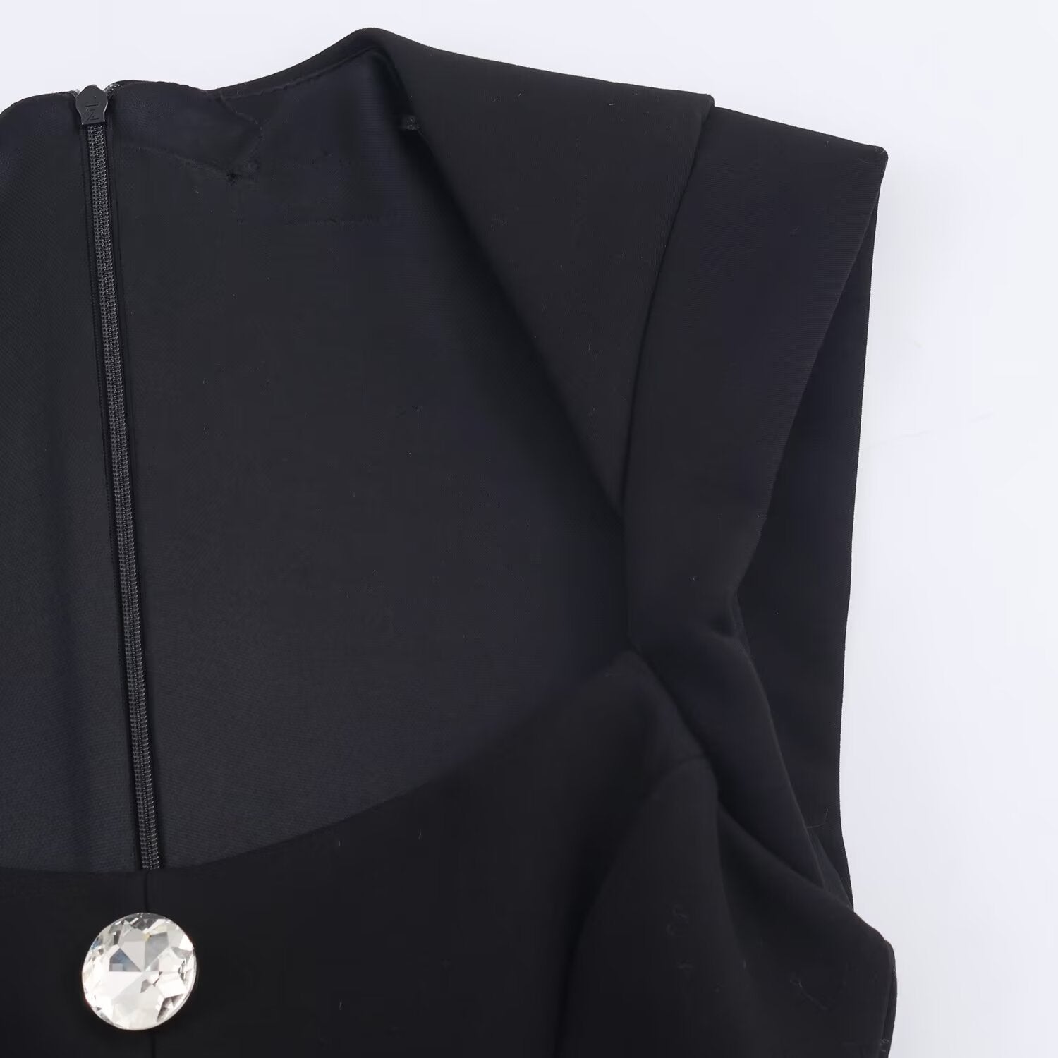 Jewelry button up short jumpsuit